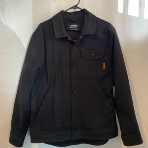 Men’s Off The Grid button down jacket size L -called torch flannel lined jacket